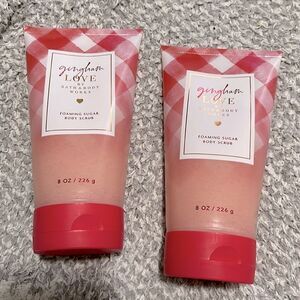 NEW- Bath & Body Works- 2 Gingham LOVE Body Scrub